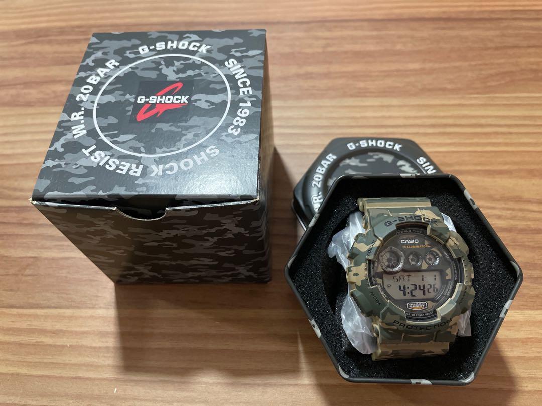 G shock army print watch outlet