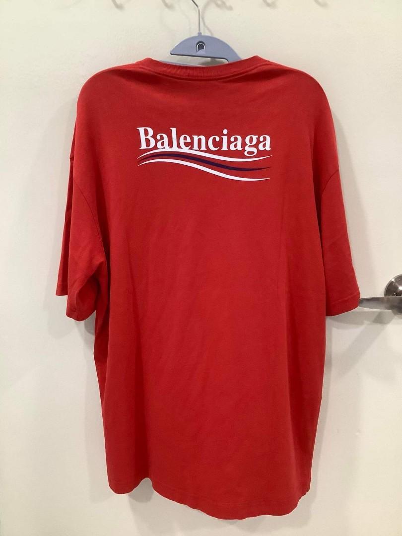 Balenciaga Wave Tee FW17 Men s Fashion Tops Sets Tshirts