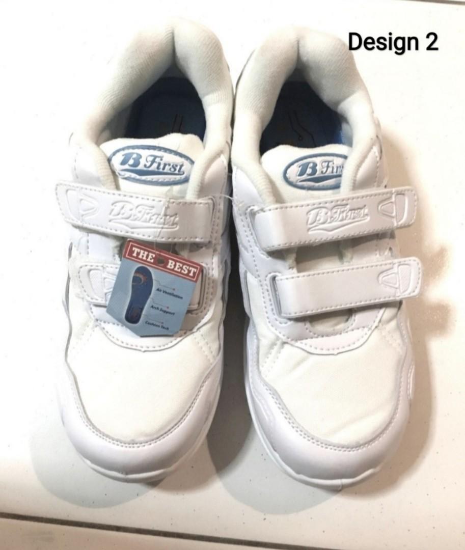 BATA B First School white shoes, Men's Fashion, Footwear, Casual shoes