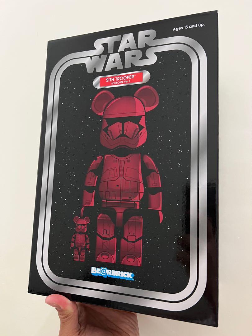 Bearbrick be@rbrick MEDICOM TOY STAR WARS SITH TROOPER CHROME VER