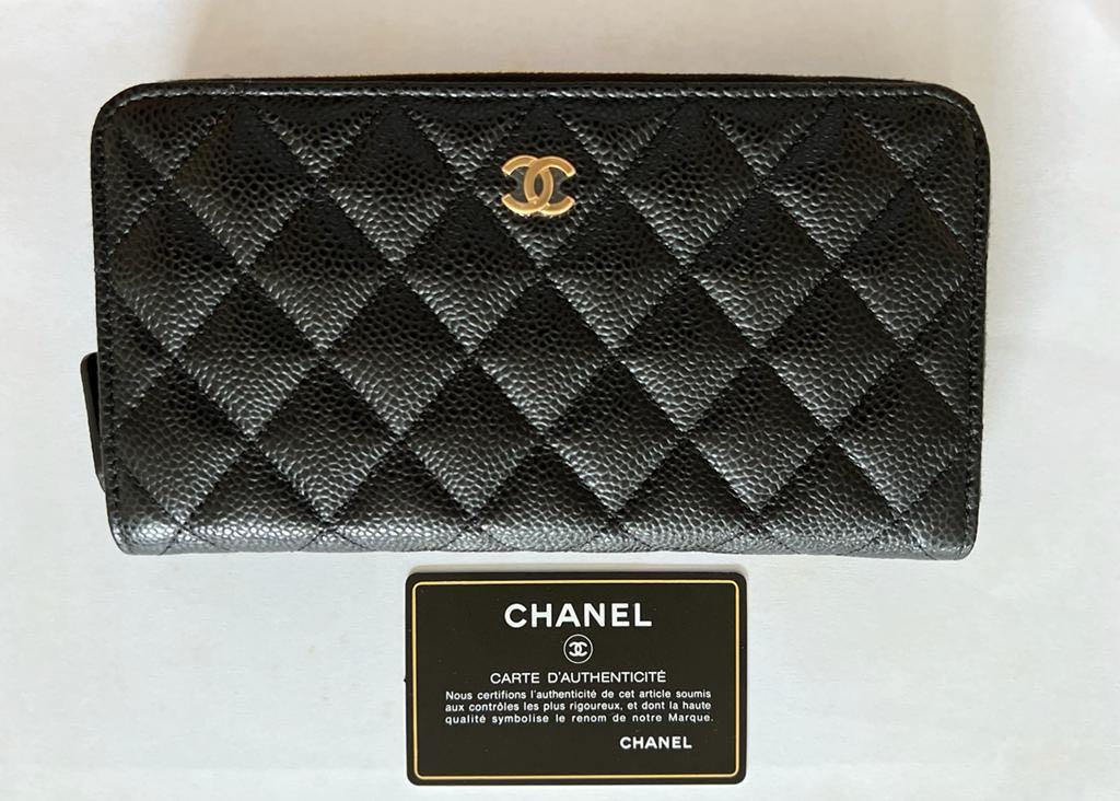 Shop CHANEL 2022-23FW Classic Long Zipped Wallet (AP0242 Y01864