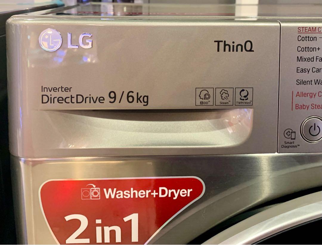 Brand New LG FV1409D4V 9kg/6kg Front Load Inverter Washer/Dryer Combo