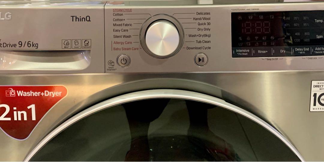 Brand New LG FV1409D4V 9kg/6kg Front Load Inverter Washer/Dryer Combo