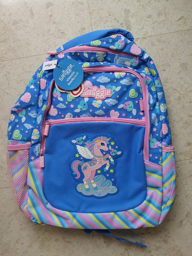 Brand New Smiggle Backpack Unicorn Design, Babies & Kids, Babies & Kids ...