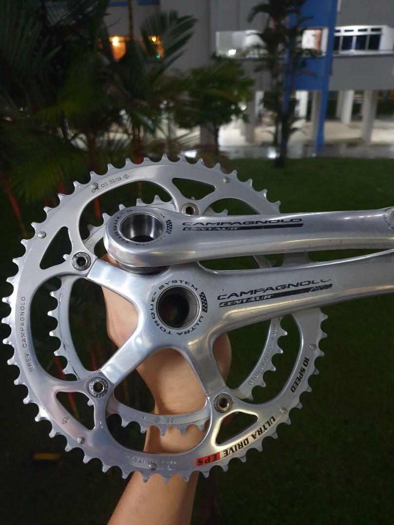 Campagnolo centaur 10 speed crankset hotsell