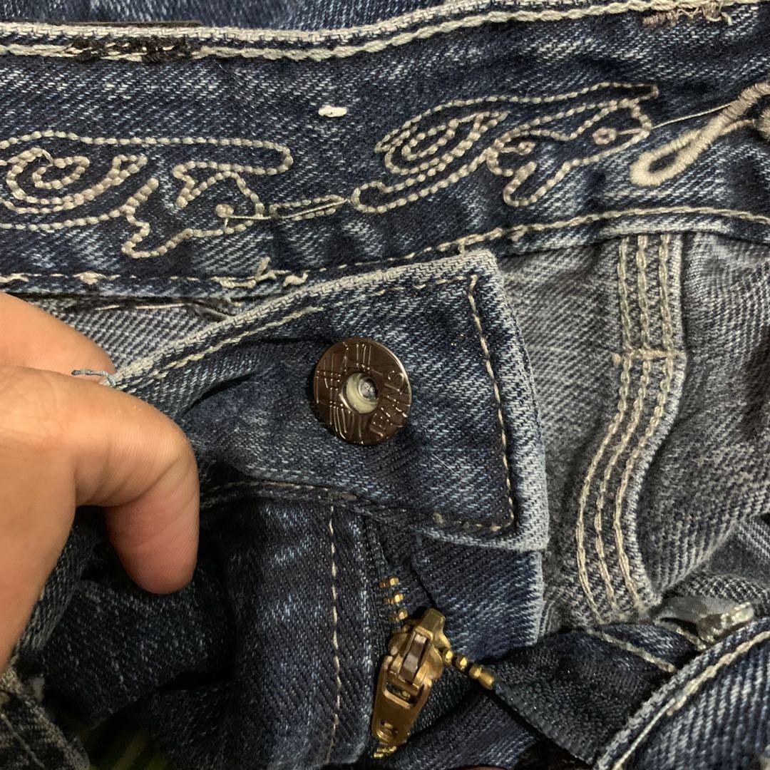 Celana jeans denim tip top biru size 38 