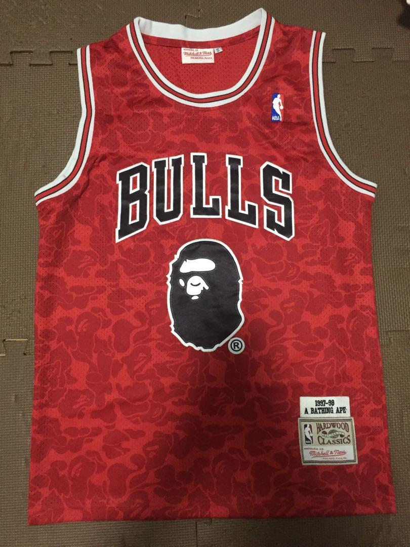 Chicago bulls bape jersey sales