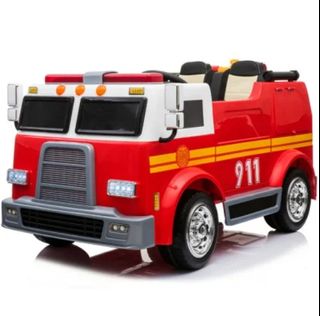 Fire truck ride 2025 on for toddlers