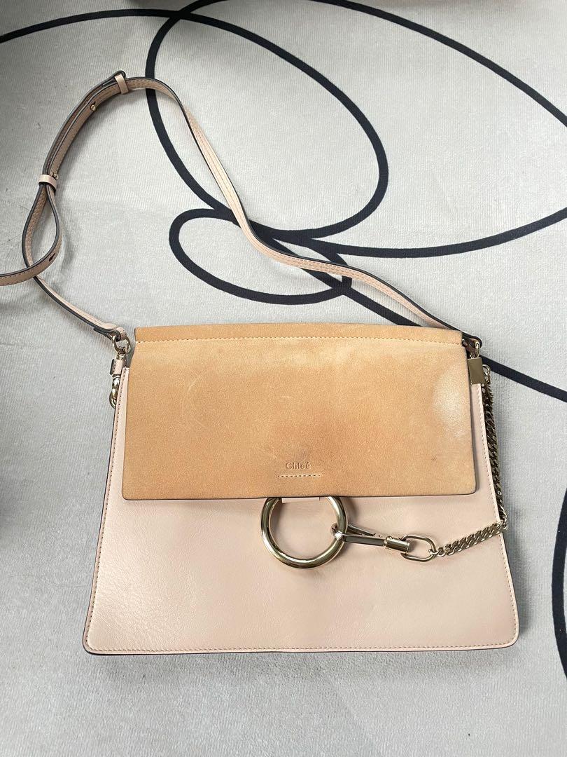 Chloe faye bag beige on sale
