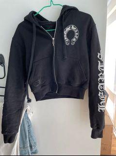Chrome Hearts zip-up sweater