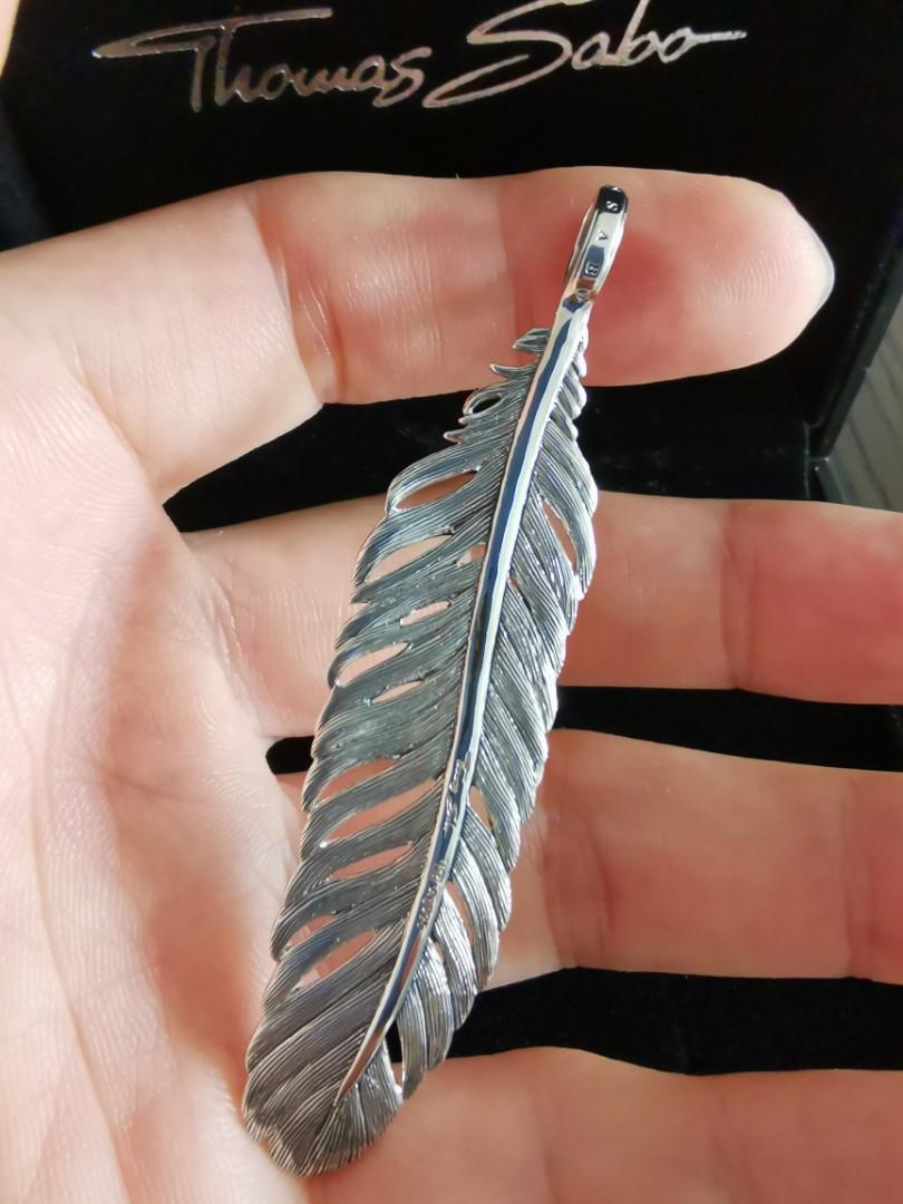 Thomas Sabo sterling silver Eagle feather pendant
