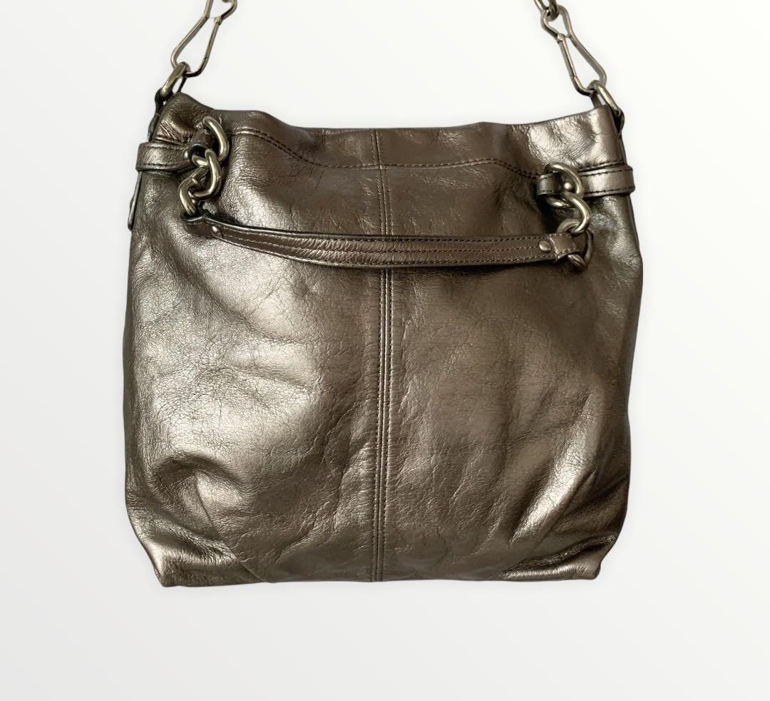 Coach pewter online purse