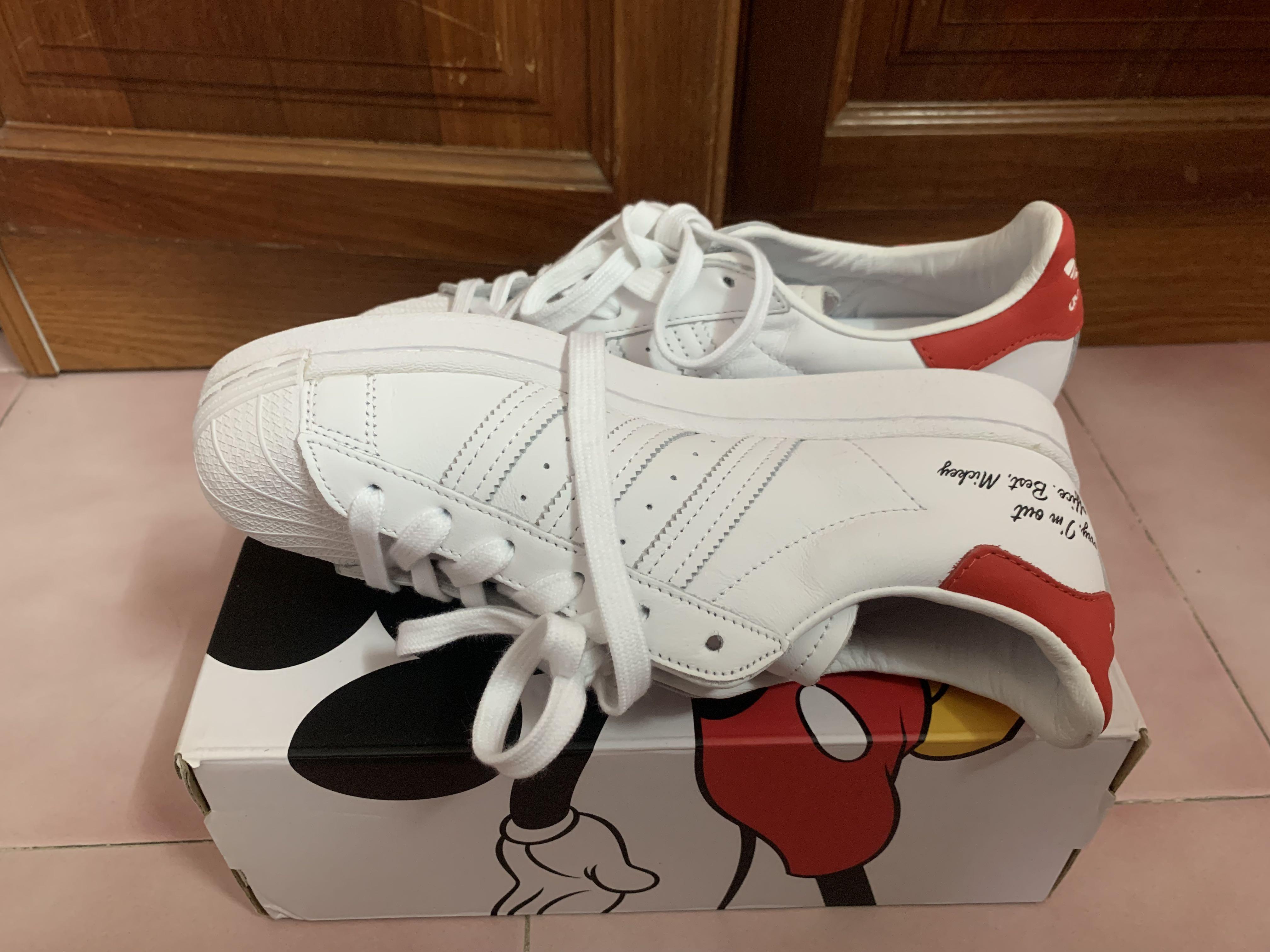 Brand New DISNEY MICKEY MOUSE SUPERSTAR SHOES Women US6.5 UK6, Women's  Fashion, Footwear, Sneakers on Carousell