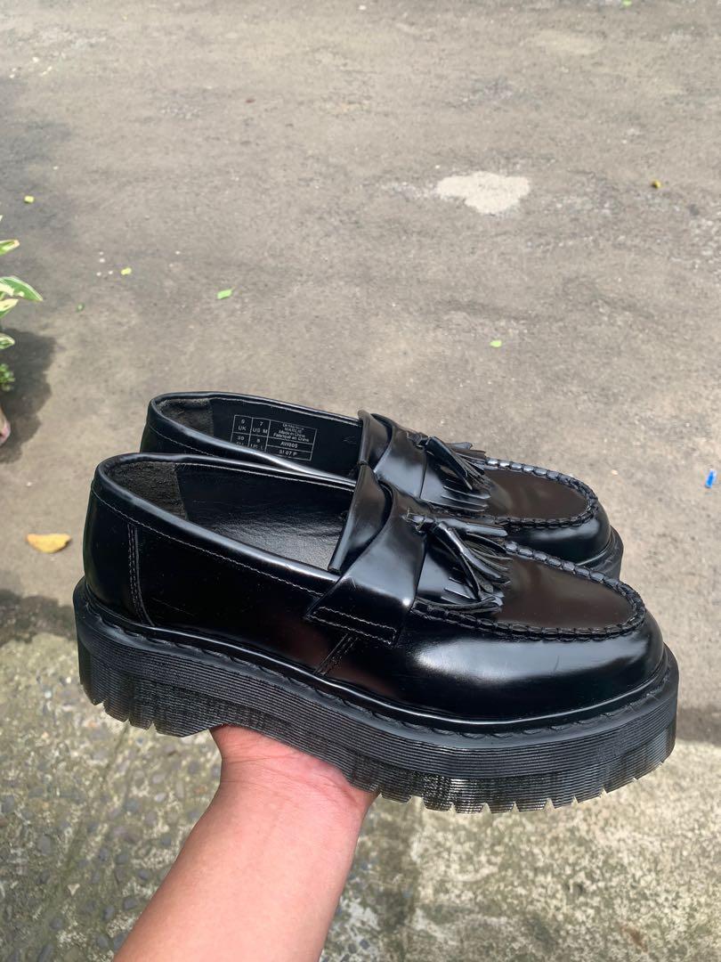 dr martens platform loafers