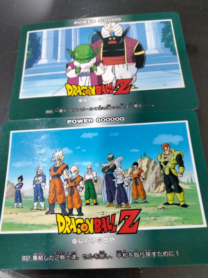 Dragon Ball Z Trading Cards Game Son Gokou Gohan Vegeta Picollo Trunks
