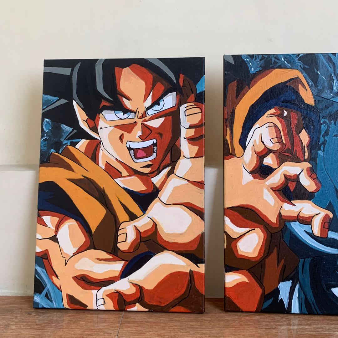 Dragon Ball Z Wall art, Furniture & Home Living, Home Decor, Wall Decor on Carousell