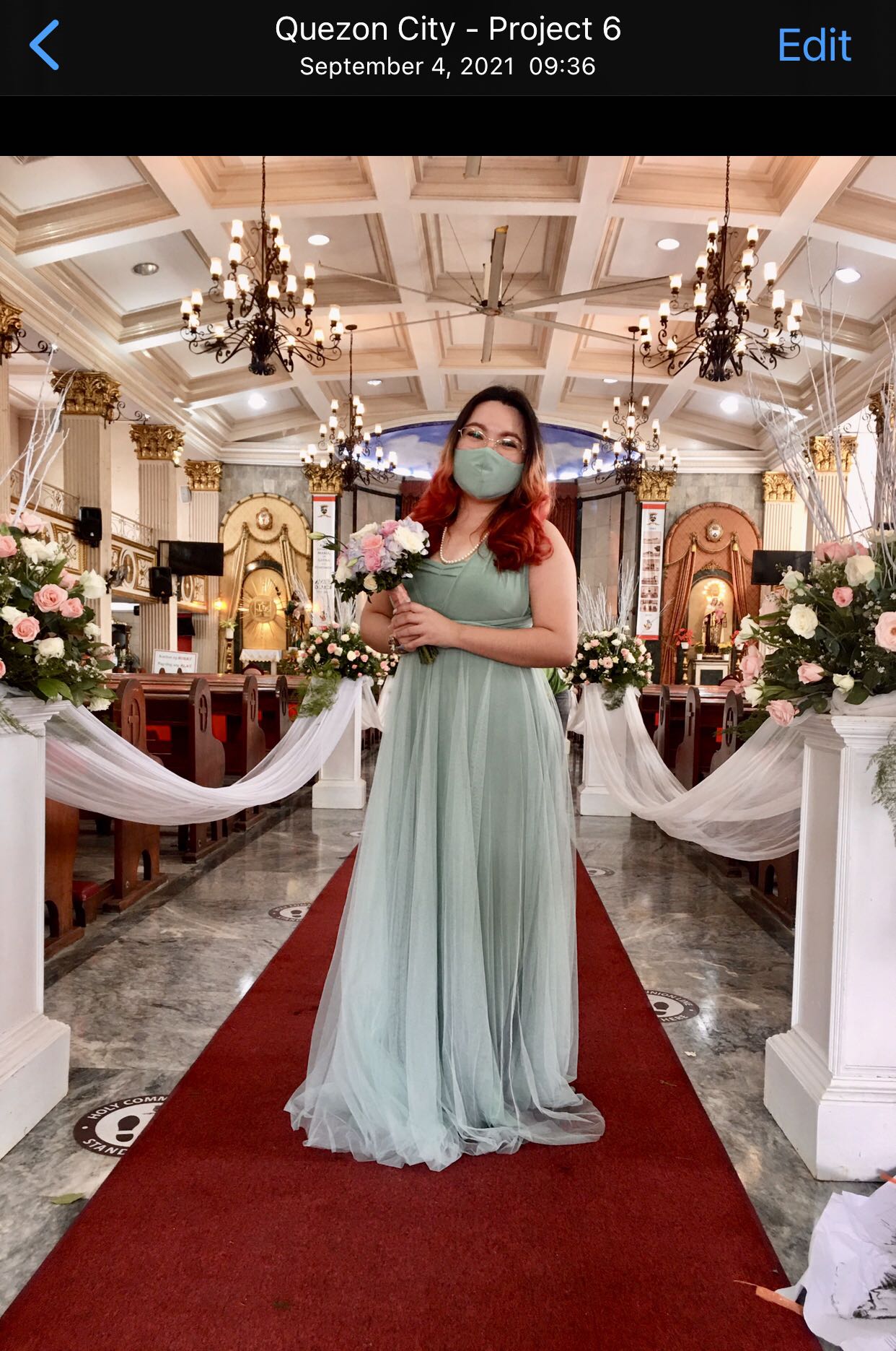 Infinity dress sage green 2025