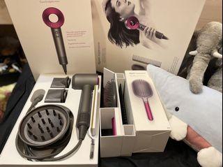 Dyson supersonic special edition HD01桃紅吹風機 全配特仕版