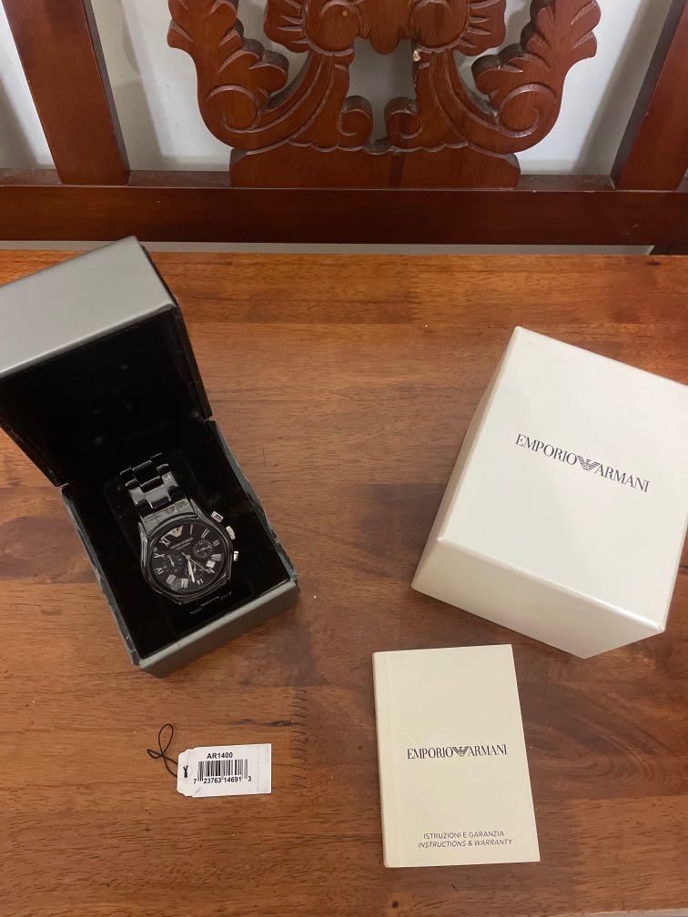 emporio armani watches ceramica 1400