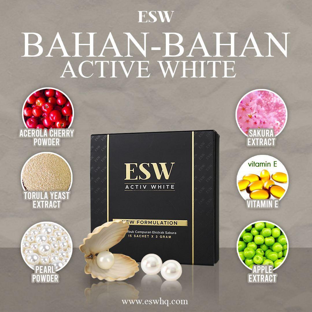 ESW Activ White New Formulation, Health & Nutrition, Health Supplements