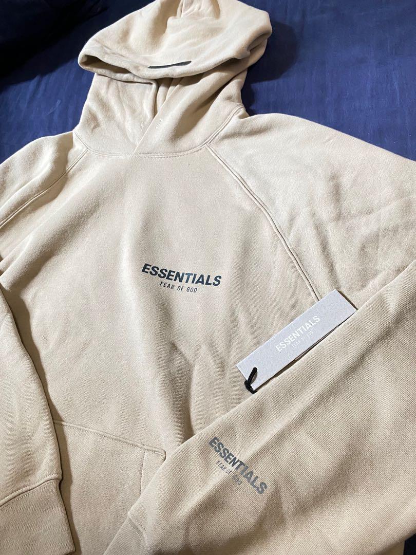 Ssense fear of god essentials hoodie on sale