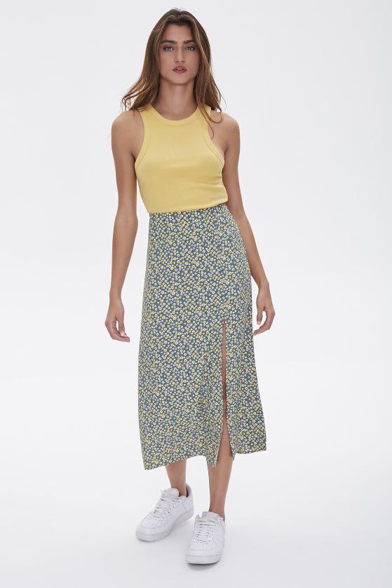 Casual skirts forever 21 top