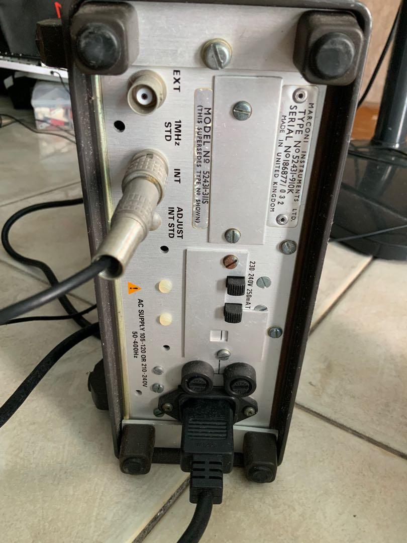 Frequency counter 200mhz, Marconi, Computers & Tech on Carousell