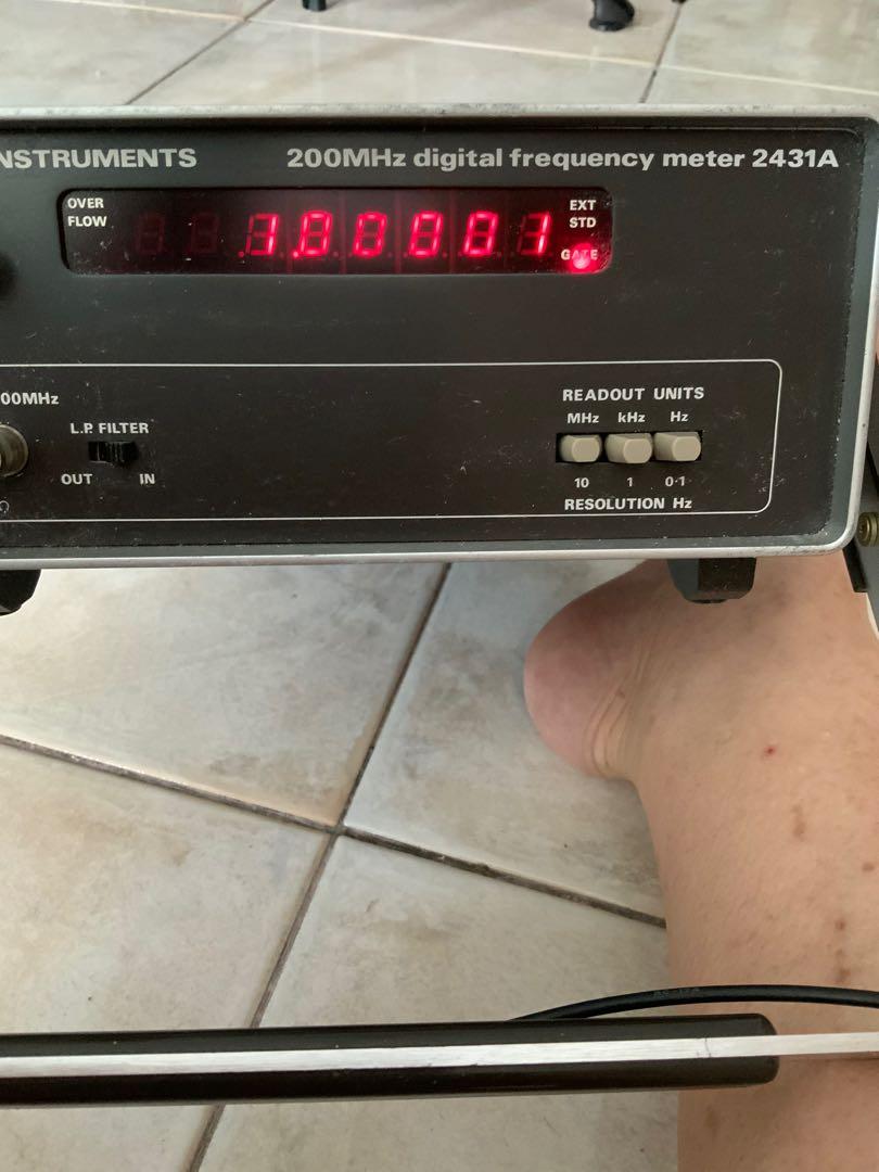 Frequency counter 200mhz, Marconi, Computers & Tech on Carousell