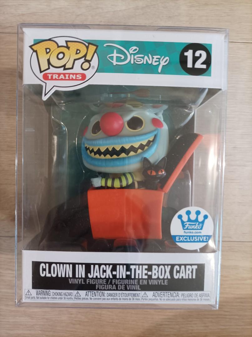 Nightmare Before Christmas Eccc 2022 Exclusive Funko Pop - Disney Nightmare Before Christmas Clown In Jack In The Box  Cart, Hobbies & Toys, Toys & Games On Carousell