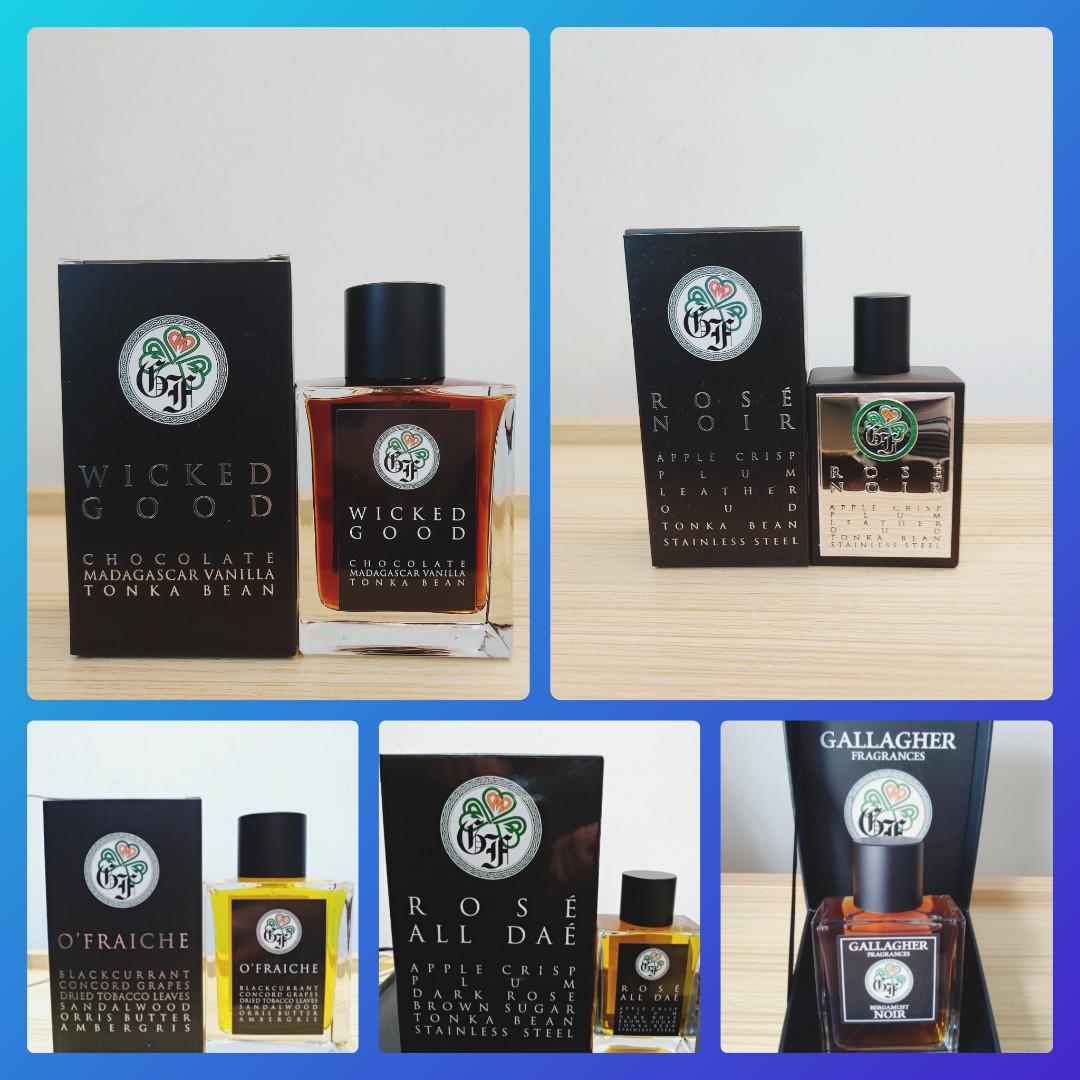 Gallagher Fragrances Decants Bergamust Noir/Wicked Good/O