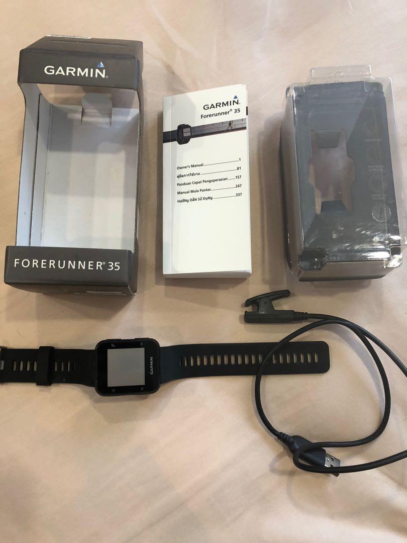 Forerunner hotsell 35 manual