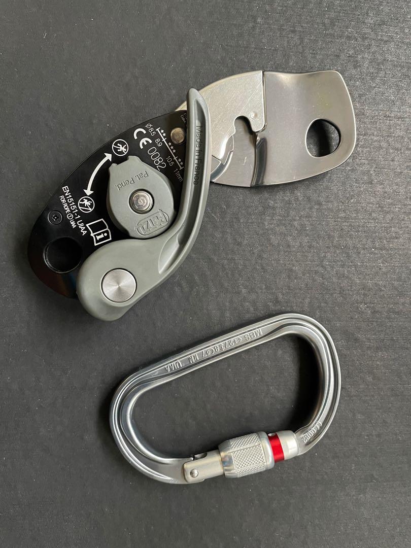 GriGri + with Petzl AM'D carabiner, Sports Equipment, Other Sports Equipment and Supplies on