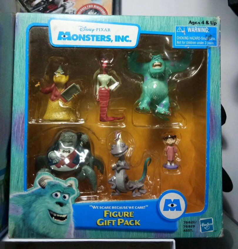 Hasbro Disney Pixar 2001 Monsters Inc. Figure Gift Pack (Sully and Boo ...