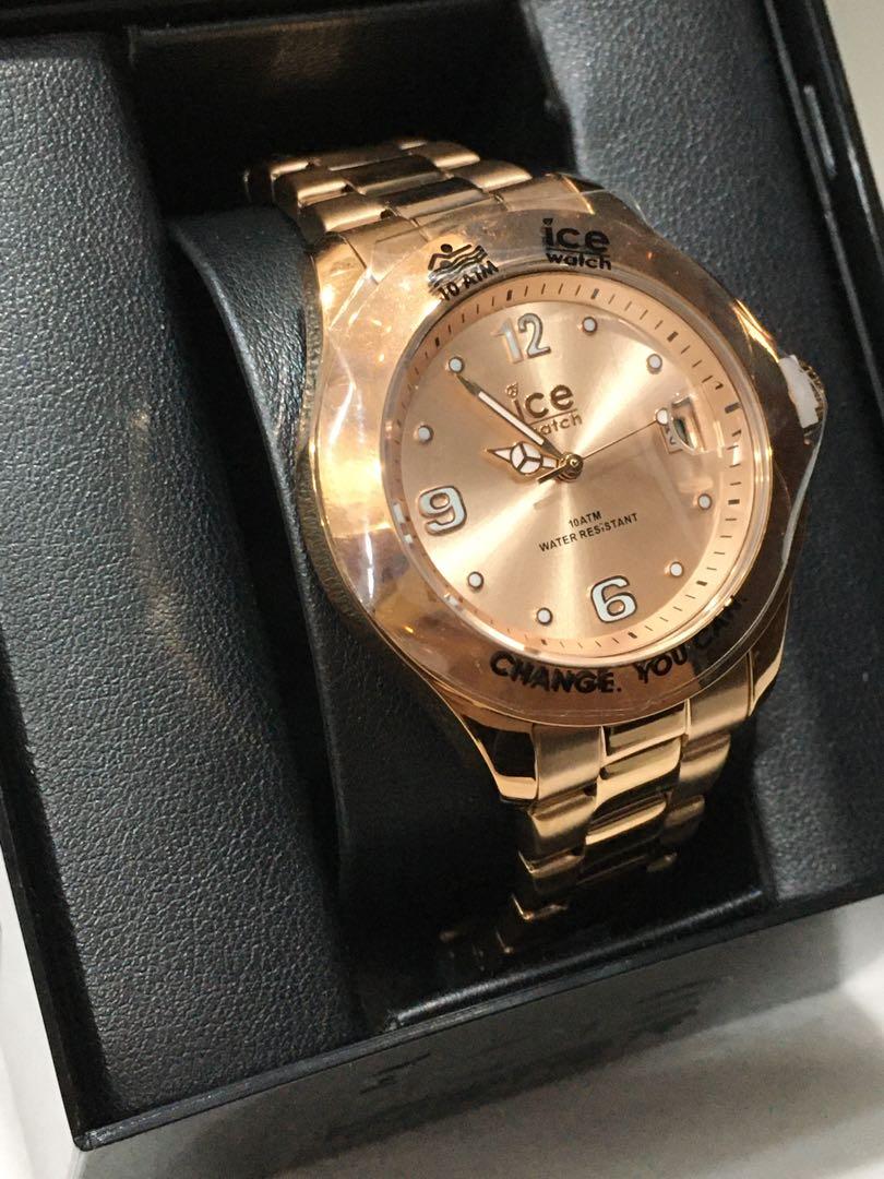 Ice steel classic rose hot sale gold