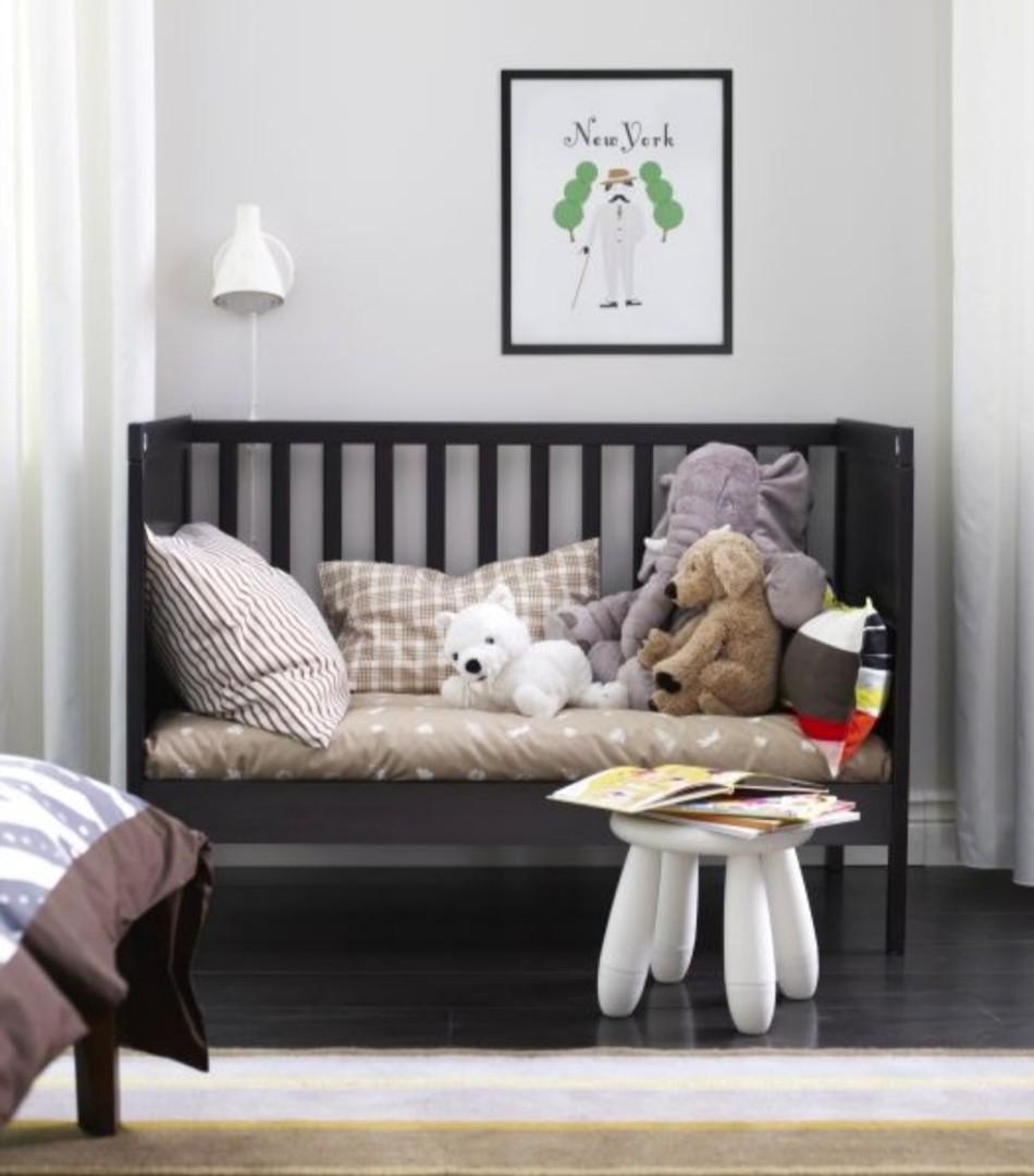 Ikea Baby cot and mattress Babies Kids Baby Nursery Kids Furniture Cots Cribs on Carousell