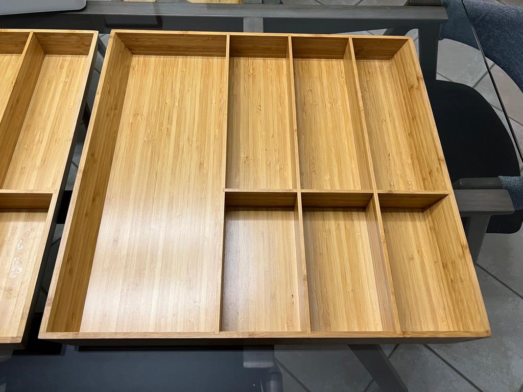 IKEA Variera bamboo cutlery tray, set of 3, Furniture & Home Living