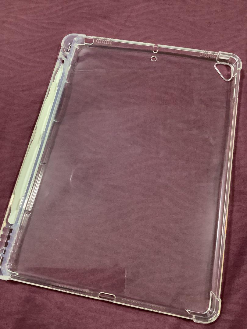ipad 8th generation clear case with pencil holder