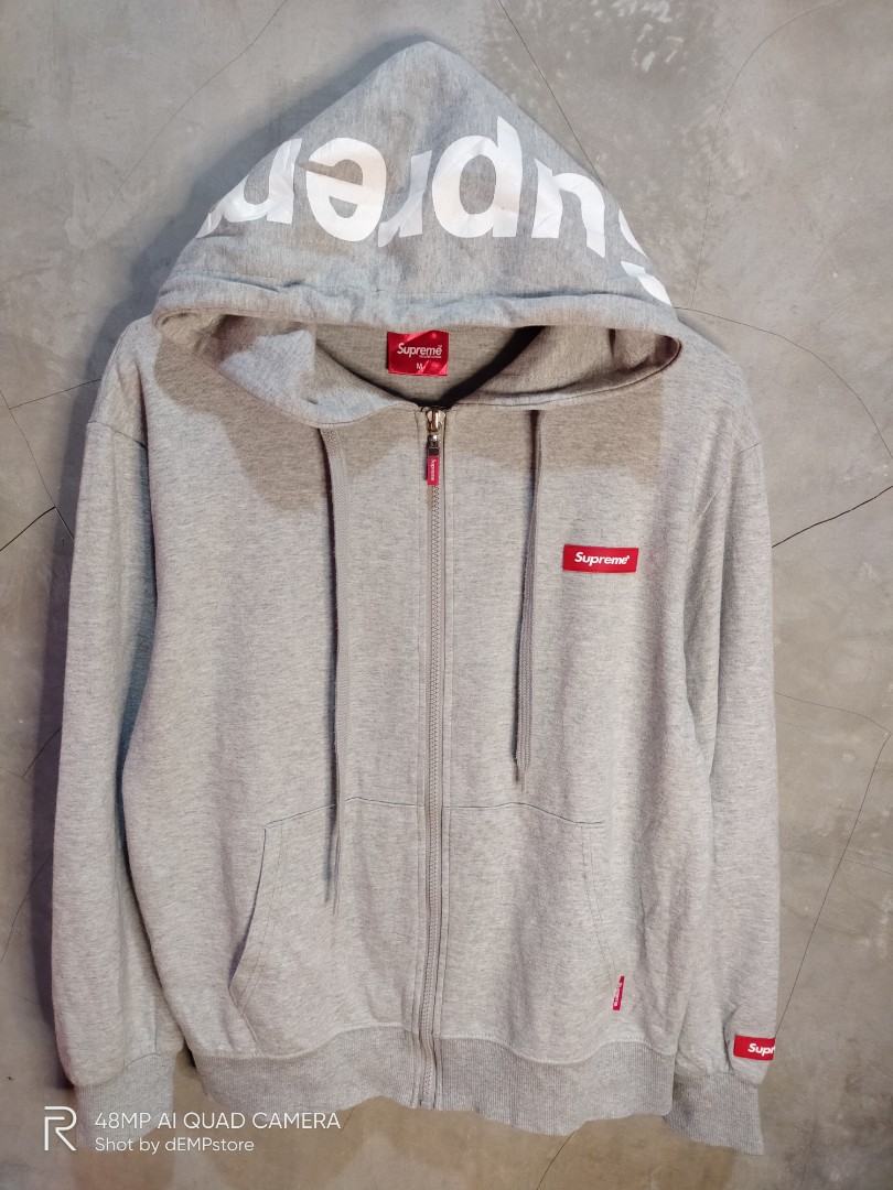 Jaket hoodie supreme clearance