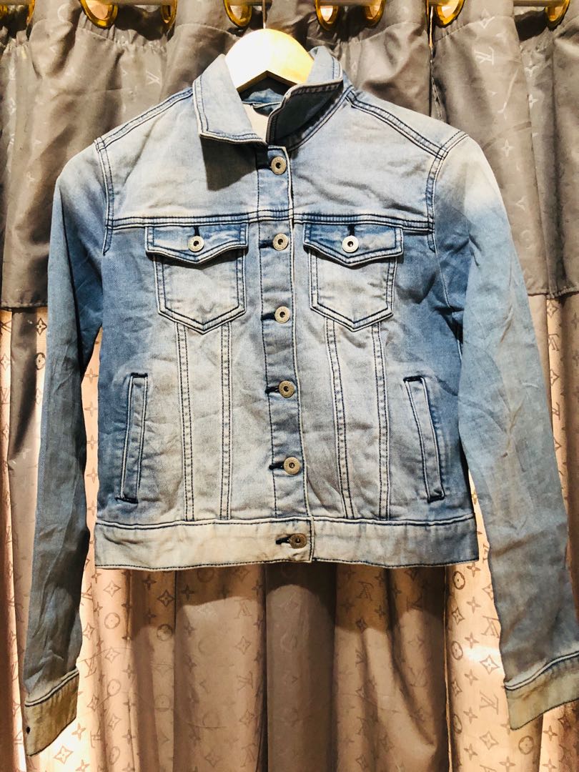 Jaket Jeans uniqlo / jaket jeans crop 