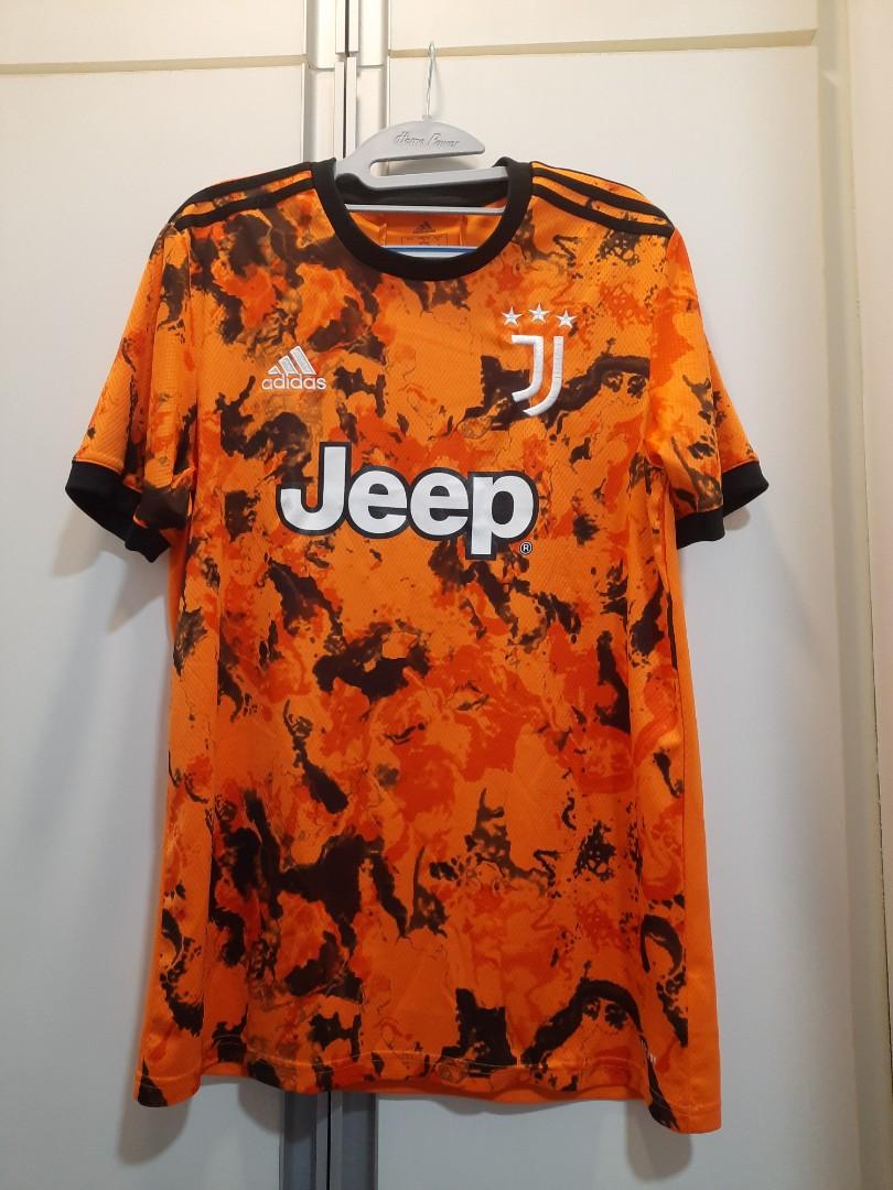 orange juventus shirt