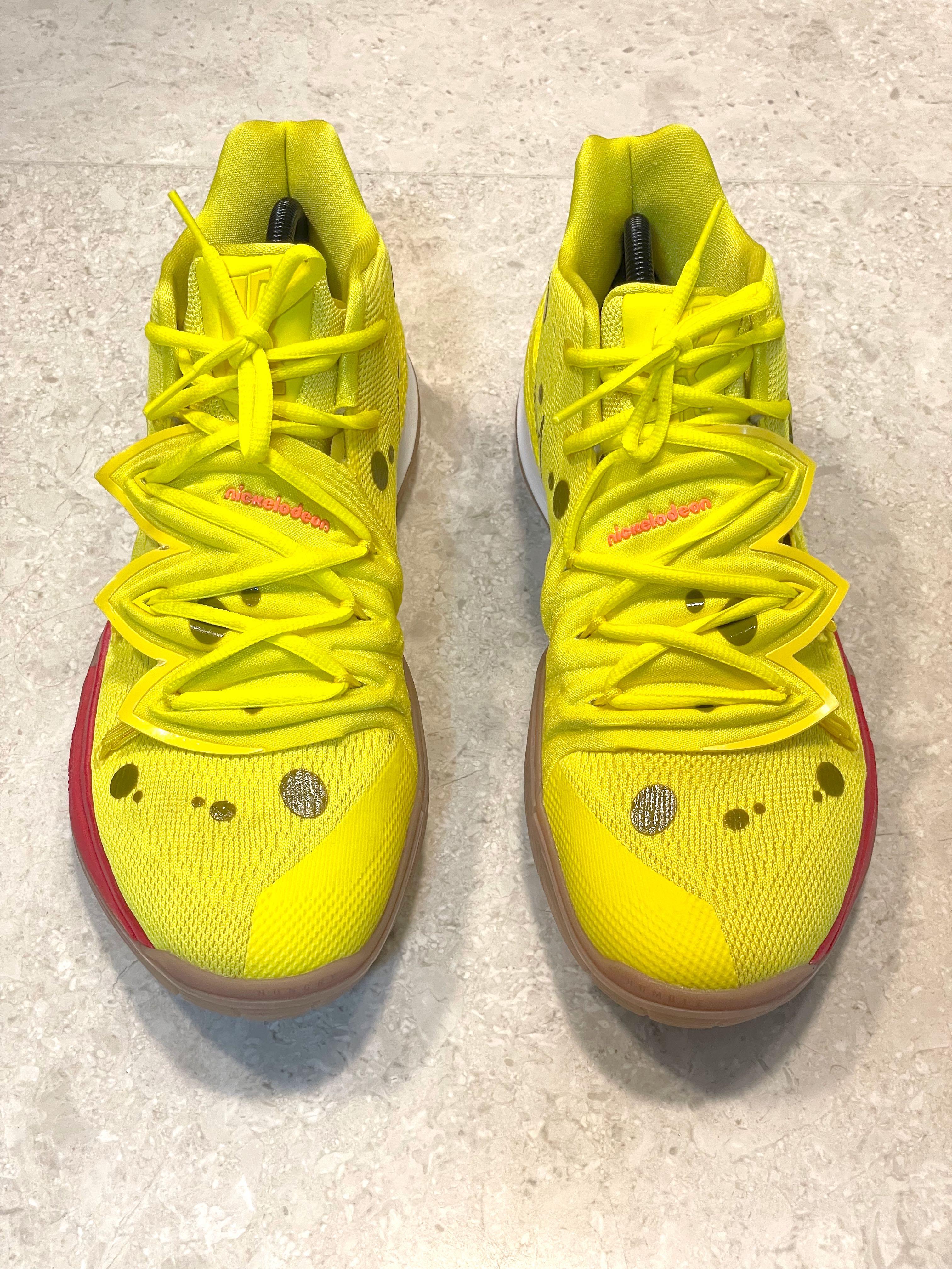 Kyrie 5 Spongebob Men s Fashion Footwear Sneakers on Carousell