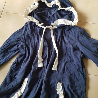 lace navy jacket