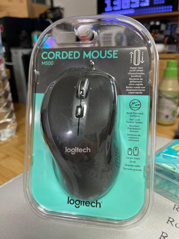 Standard Skuffelse blur Logitech m500 laser mouse, Computers & Tech, Parts & Accessories, Mouse &  Mousepads on Carousell