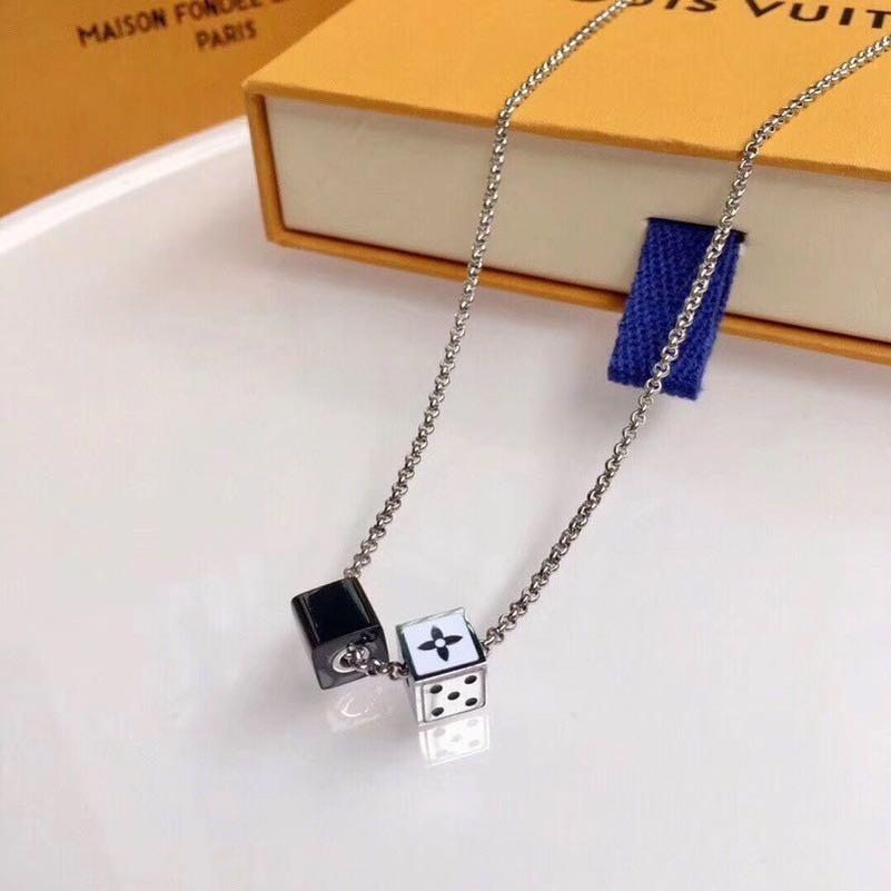 Lv cubes dice necklace unisex men's women's luxury necklace preorder, Men's  Fashion, Watches & Accessories, Jewelry on Carousell