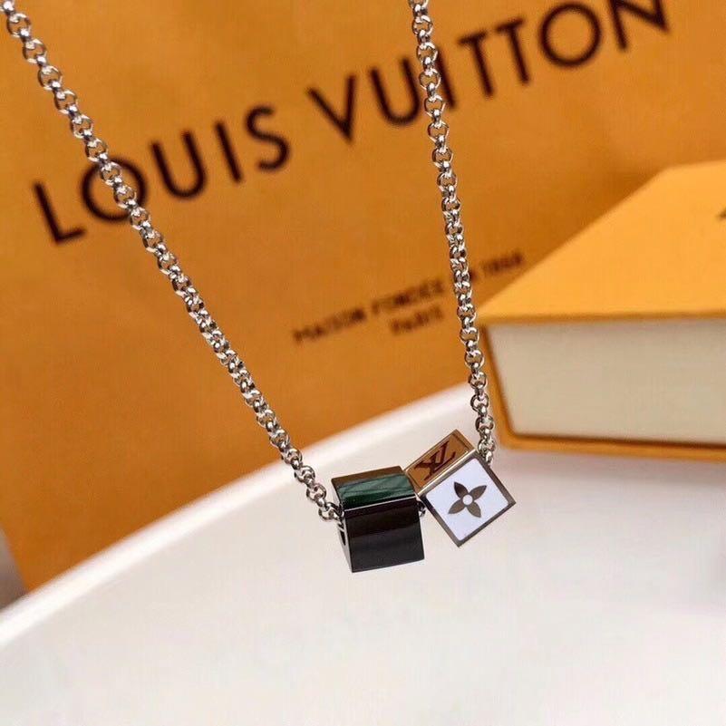 Louis Vuitton Gamble Dice Necklace - Burgundy - LOU30015