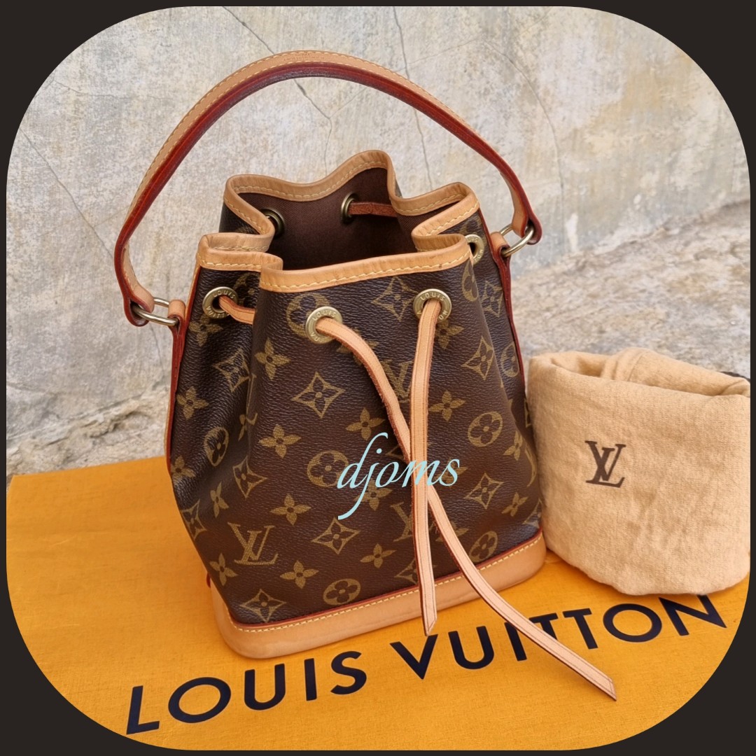 LOUIS VUITTON Monogram Mini Noe Hand Bag M42227 LV Auth 36084 Cloth  ref.802313 - Joli Closet