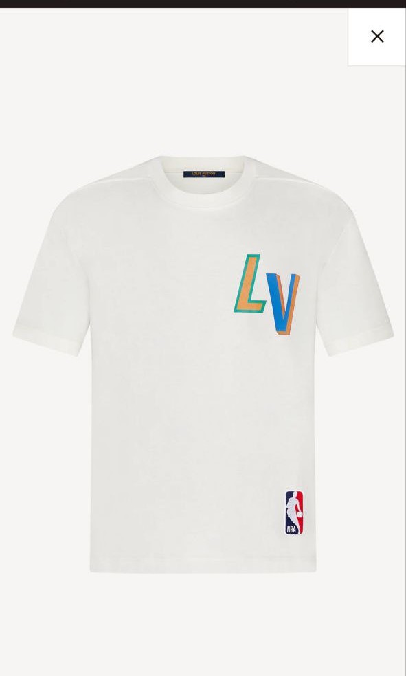 Louis Vuitton x NBA - Authenticated T-Shirt - Cotton Blue for Men, Very Good Condition