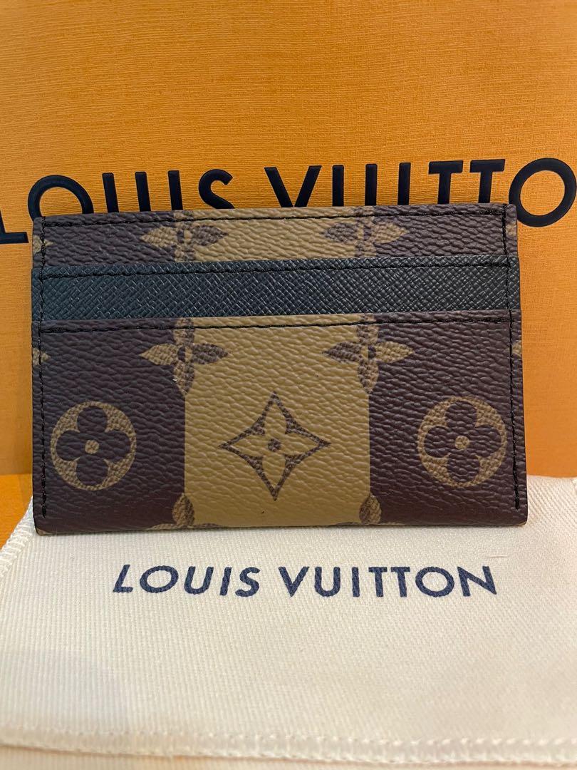 Louis Vuitton x Nigo Mens Double Card Holder Reverse Monogram – Luxe  Collective