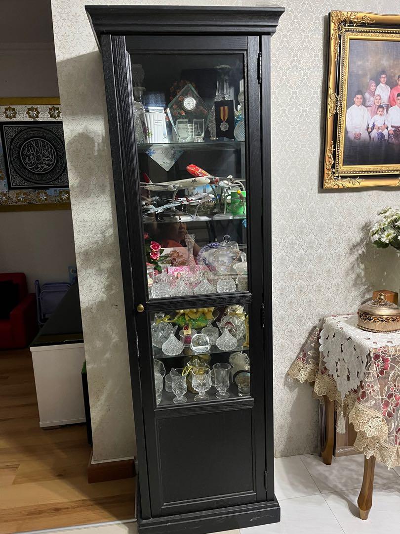 GLASS DOOR CABINET MALSJO IKEA