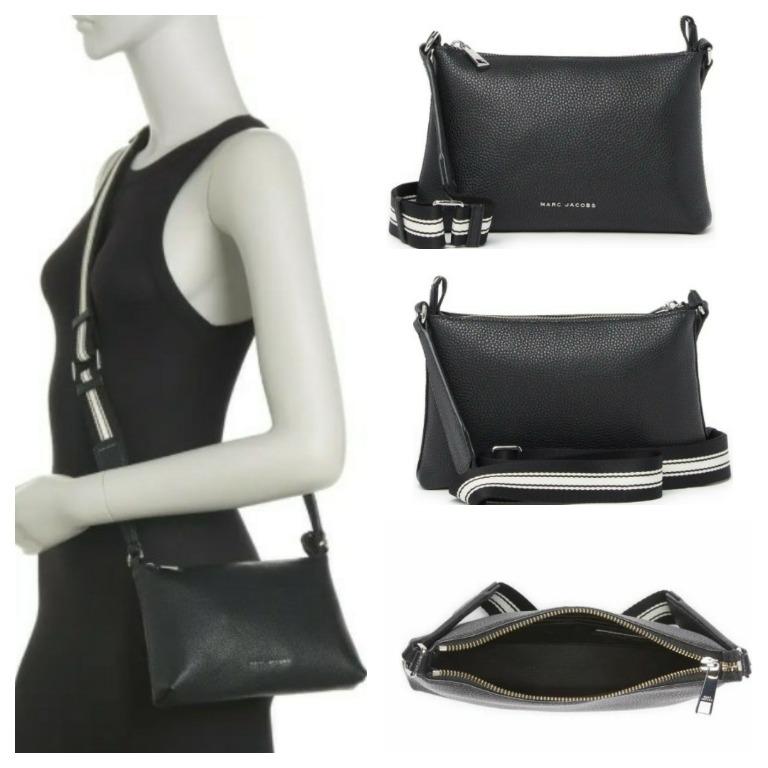Marc jacobs leather crossbody bag deals